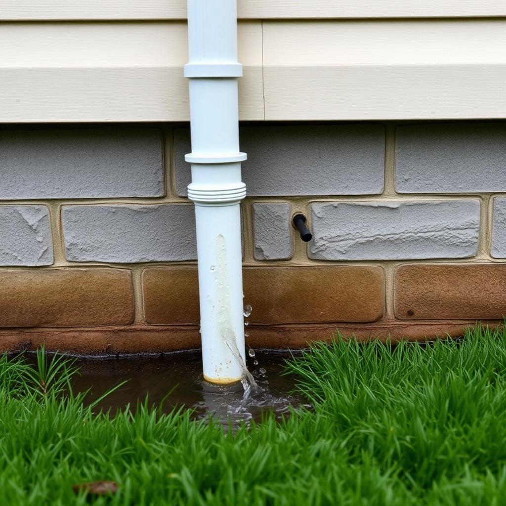 Yard, gutter & drain failure